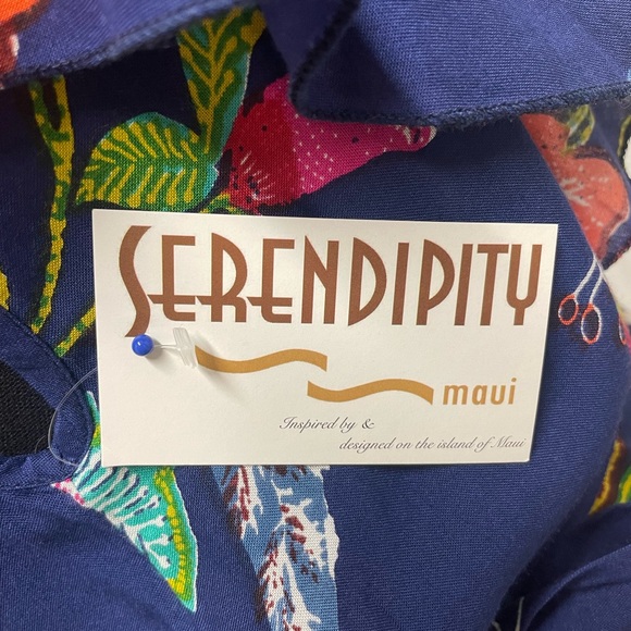 Serendipity Vibrant Tropical Inspired Dress NWT - Picture 6 of 9